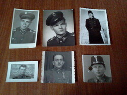 6 military photographs