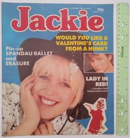 Jackie magazin 87/2/7 Erasure Spandau Ballet Ultravox Cutting Crew Mel & Kim