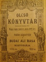 1899 Könyv Tinódi " Lantos "Sebestyén :Budai Ali Basa históriája hibátlan és hiánytalan FRANKLIN