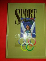 A Sport Évkönyve 2000 nagy alapú vastag album könyv rengeteg fotóval szép állapotban