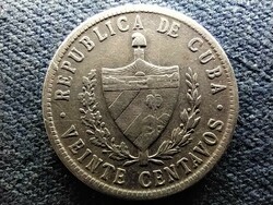 Cuba .900 Silver 20 centavos 1948 (id67552)
