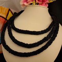 Handmade glass necklaces. Beautiful. 150 cm.