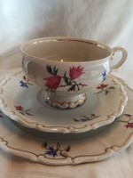 Porcelain breakfast set with spout and sugar bowl