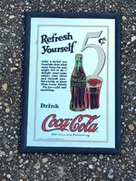 Coca cola mirror advertising image