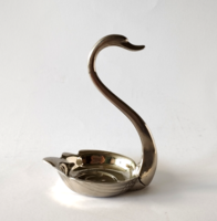 Beautiful vintage silver plated swan candle or candle holder