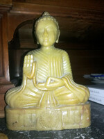Antique Buddha statue - grease stone - 22 cm - art&decoration