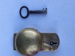 Antique brass padlock from around 1900!