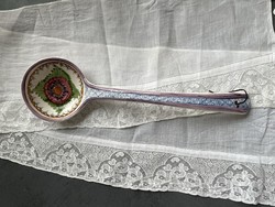 Antik porcelán, fajansz merőkanál