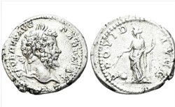 Septimius severus 193-211 denar, providentia provid avgg, Roman empire
