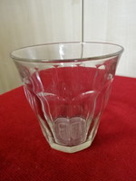 Retro glass cup, coffee cup, height 9 cm. Jokai.