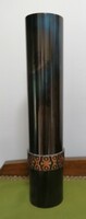 Iparművészeti retro bronz vagy réz nagy váza 35 cm