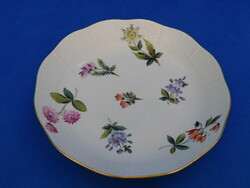 Herendi fleurs des bermudes pattern garnish round bowl