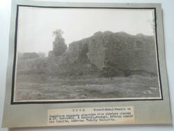 D198432 Ónod Ónodi vár  -BAZ vm, régi nagyméretű fotó 1940-50's évek kartonra kasírozva