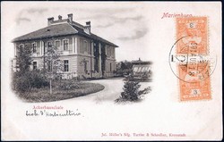 Erdély Brassó megye - Barcaság (Románia) Barcaföldvár / Marienburg, Mezőgazdasági iskola 1901