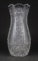 1O780 beautiful thick-walled lead crystal vase decorative vase 21 cm