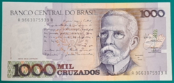 1988. Brazília 1000 cruzeiro UNC (28)