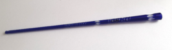 Antik 2 rétegű kék üveg szipka extra hosszú : 33 cm