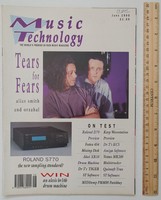 Music technology magazine 90/6 tears for fears fluke (skin)