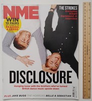 NME magazin 13/8/17 Disclosure Strokes Jake Bugg Jagwar Ma Belle Sebastian Drenge black metal