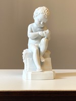W. Goebel 1935-1937 biscuit porcelain boy putto statue 25 cm