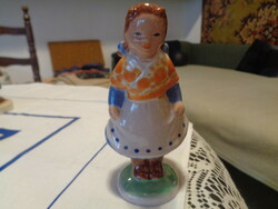 Széchi ceramic little girl, from the fifties, 10 cm