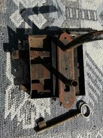 Functional old garden gate lock