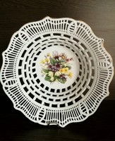 Porcelain bowl with an openwork/braided pattern