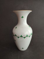 Herend parsley pattern porcelain vase 24cm - ep