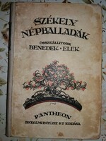 Benedek elek: Szekler folk ballads 1st edition !!! According to the pictures, pantheon