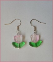 Tulip earrings pink