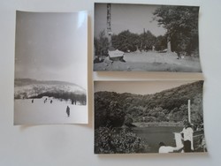 D198582  Régi fotók (3 db)     - Mátra - Kékestető - Recski-tó   1960k