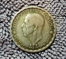 Svéd ezüst 1Korona 1948