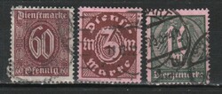 Deutsches Reich 0806 Mi Hivatalos 66-68     6,00   Euró