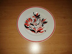 Ravenclaw porcelain wall plate with rooster - diam. 18 cm (n)