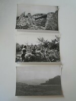 D198591 Régi fotók (3db) - Pilis- Pilisborosjenő - homokbánya- Kőhegy    1960k
