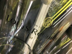 Pezsgős ajándéktárgyak - Louis Roederer Champagne áttetsző pezsgőhűtő jégveder - Bárkellékek