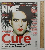 Nme new musical express magazine 12/3/17 cure dot rotten cribs jack white kasabian florence pussy rio