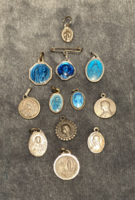 Old pendants of Our Lady of Loudres
