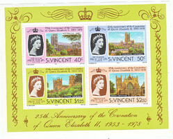 Saint Vincent and the Grenadines commemorative stamp block 1978