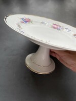 Mesés Hollóházi Hajnalka mintás talpas kínáló, torta tál