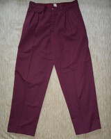 Retro long pants, men's pants 1.: Burgundy (mis fashion salon)