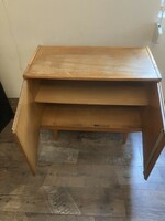Shelving cabinet (2 parts) - retro, excellent base for renovation, needs some care... Separately too!