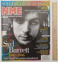 Nme magazine 06/7/22 syd barrett muse doherty razorlight bobby gillespie kasabian