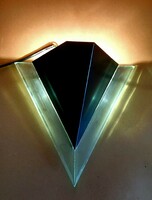 Massive iconic diamond wall lamp art deco negotiable design