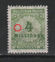 Misprints, curiosities 1313 (reich) mi 316 a p ht 3.00 euros postmark