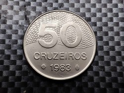 Brazil 50 cruzeiros, 1983