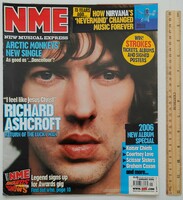 Nme magazine 06/1/7 richard ashcroft wolfmother coldplay nirvana death from above gorillaz kaiser chi