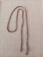 Marked Italian silver braided necklace / necklaces -- I also recommend it for graduation!