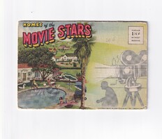 Welcome muvie stars envelope postcard 1940-1945 (2-sided beautiful leporello) 