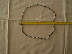 Retro black and white trinket chain